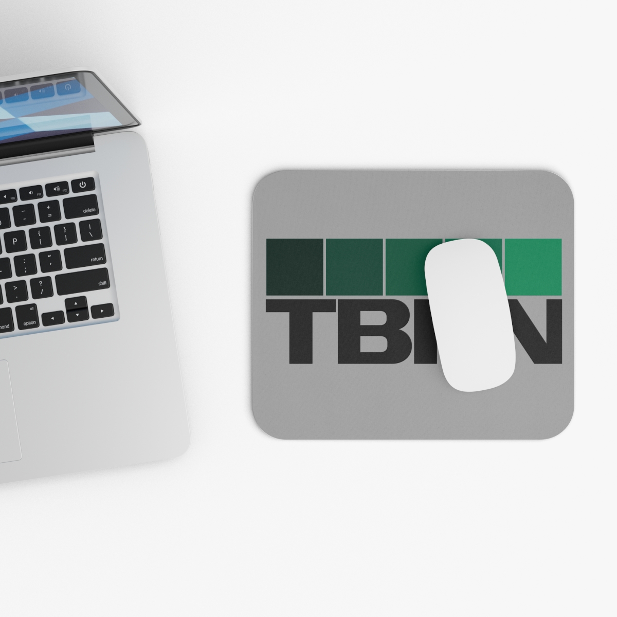 Modern Minimalist Mouse Pad - TBPN Logo, Gaming Accessory, Office Décor, Tech Gift, Desk Essentials view 4